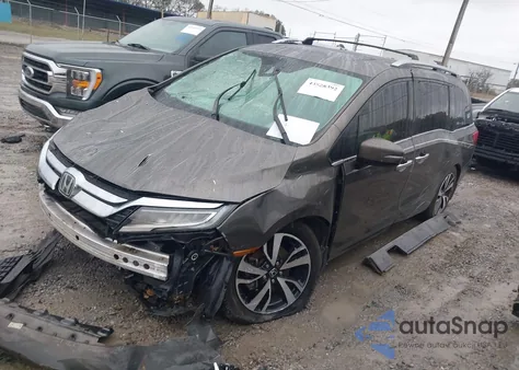 2019 Honda Odyssey Elite from USA, damaged, VIN 5FNRL6H94KB120358